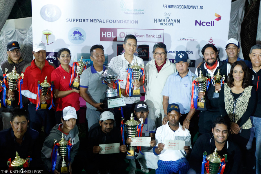 Kailash Helicopter win Scramble Golf