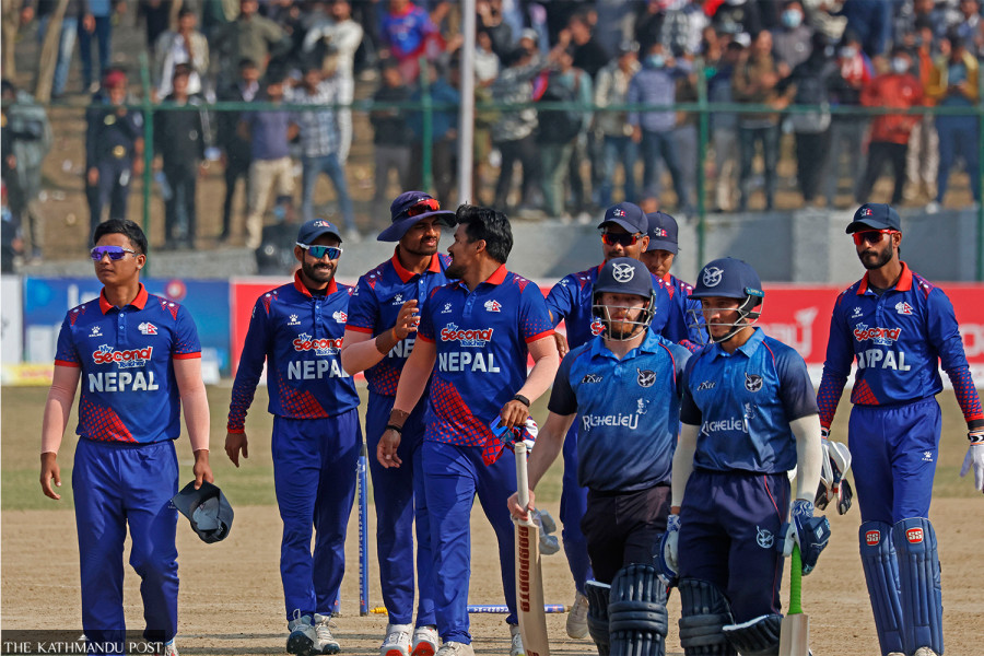 Nepal edge out Namibia by three runs