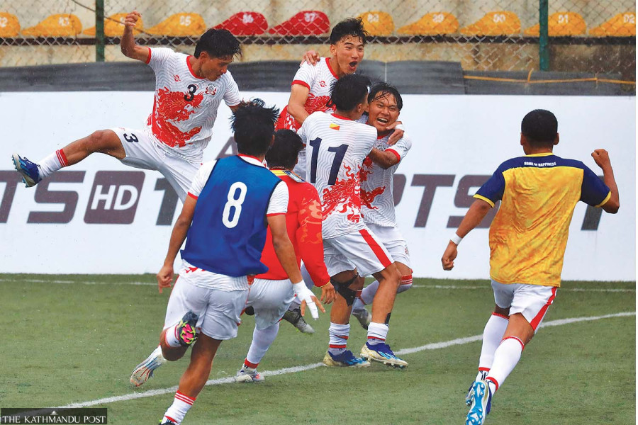 Chophel last-gasp goal keeps Bhutan alive