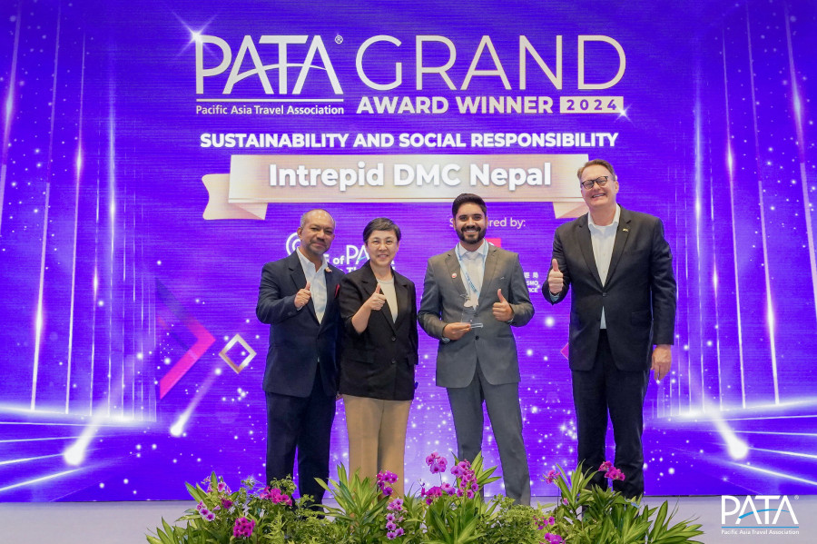 Intrepid DMC Nepal wins sustainability and social responsibility award