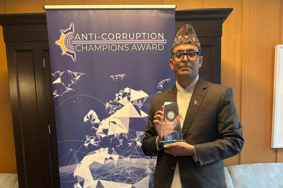US State Department honours journo Dahal as anti-corruption champion