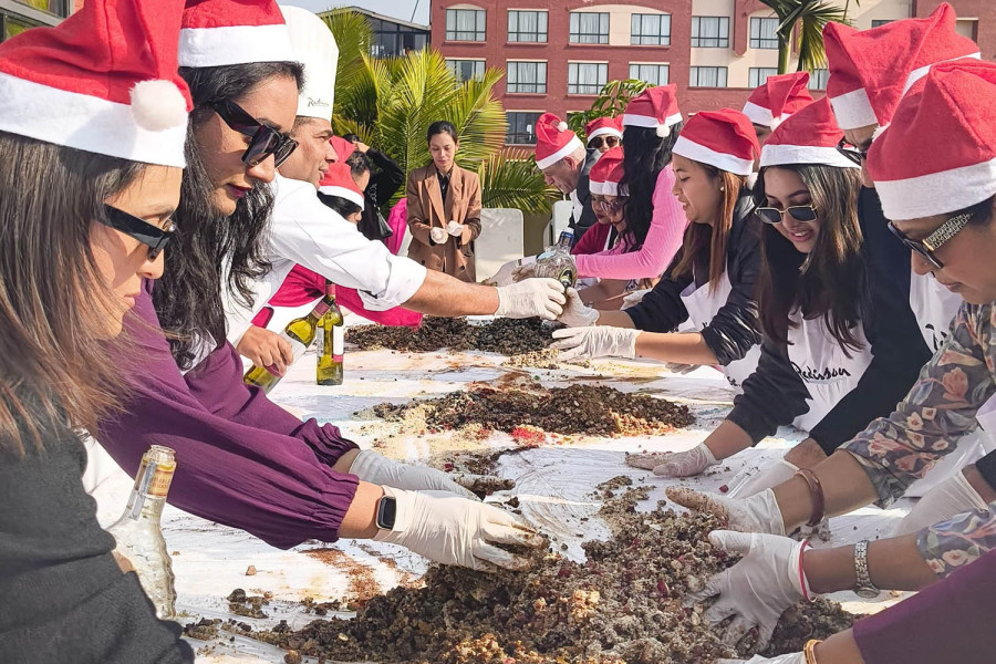 Radisson Hotel Kathmandu hosts cake mixing ceremony
