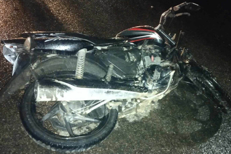 Policeman dead in motorcycle accident in Rautahat