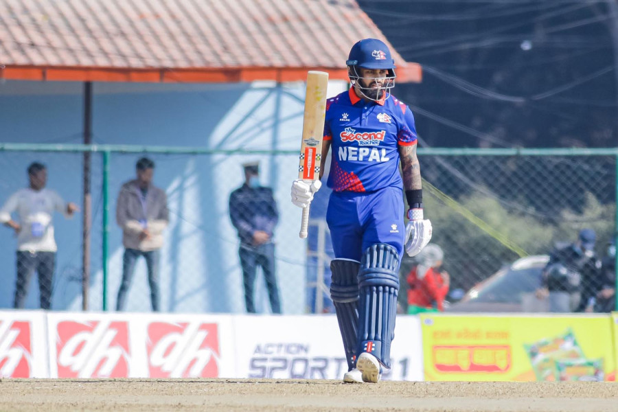 Kushal Bhurtel cracks half-century as Nepal post 225-run target against Canada