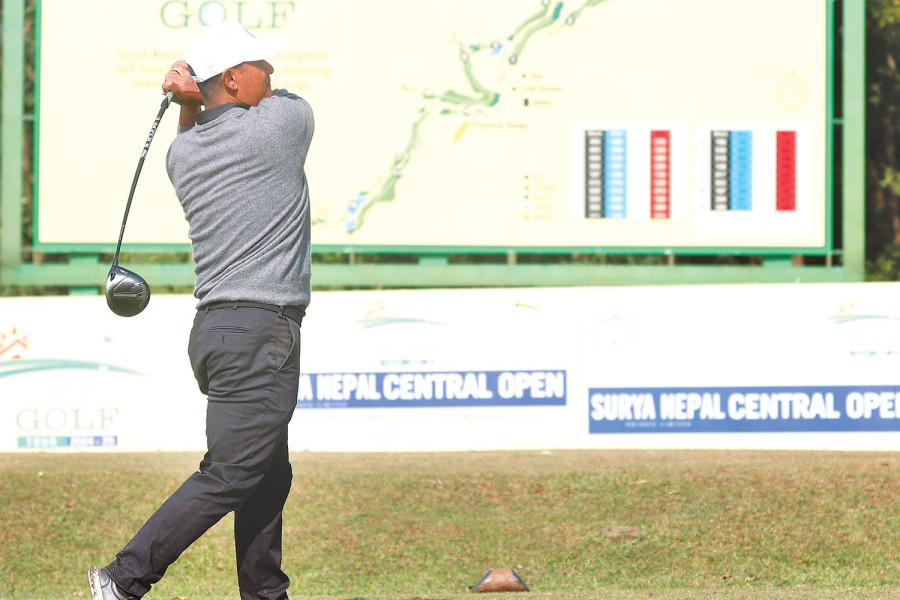 Shahi maintains lead after third round in central open golf