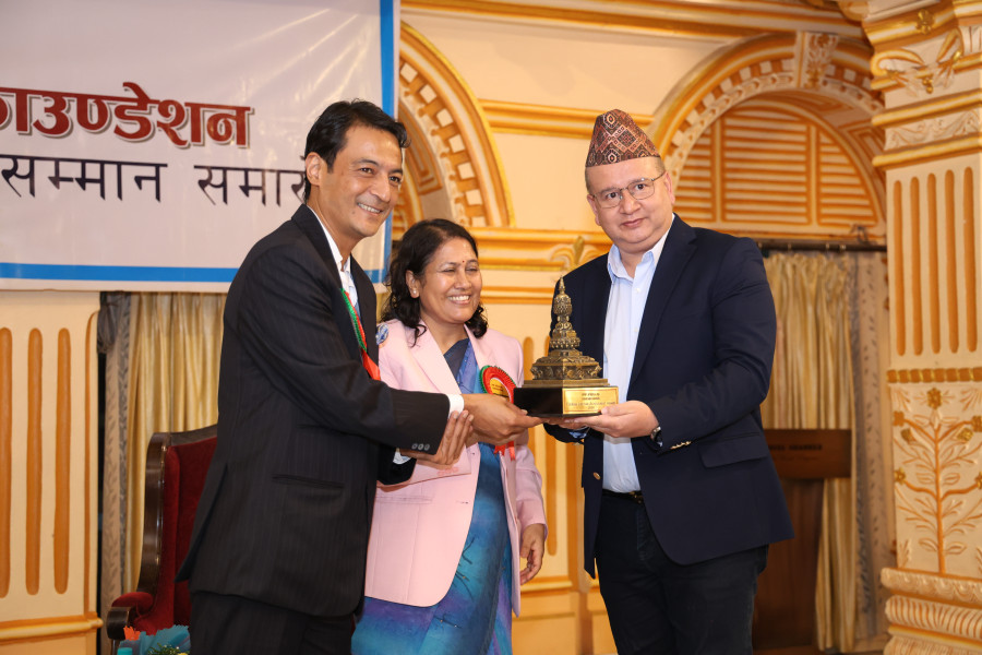 PP Prasai Foundation honours tourism and educational professionals