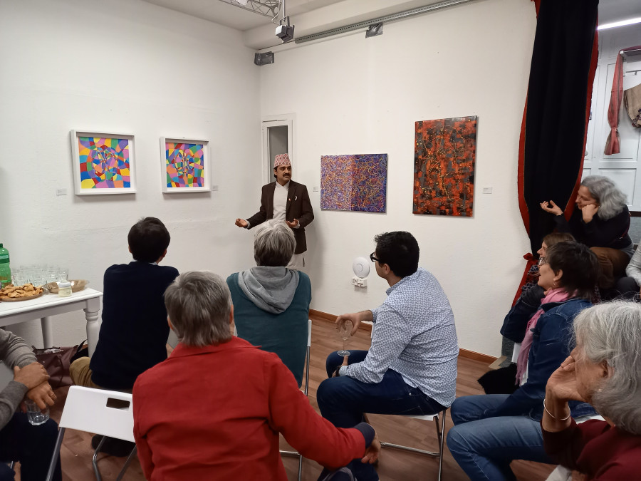 Subash Acharya’s exhibit in Switzerland is a fusion of vedic and tantric inspiration