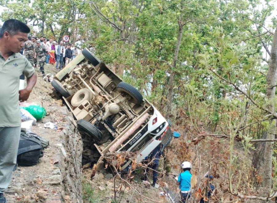  Two dead in Surkhet bus accident