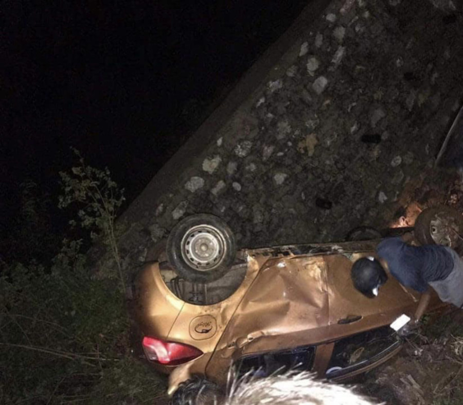 One dead, 18 injured in Rautahat, Tulsipur road accidents