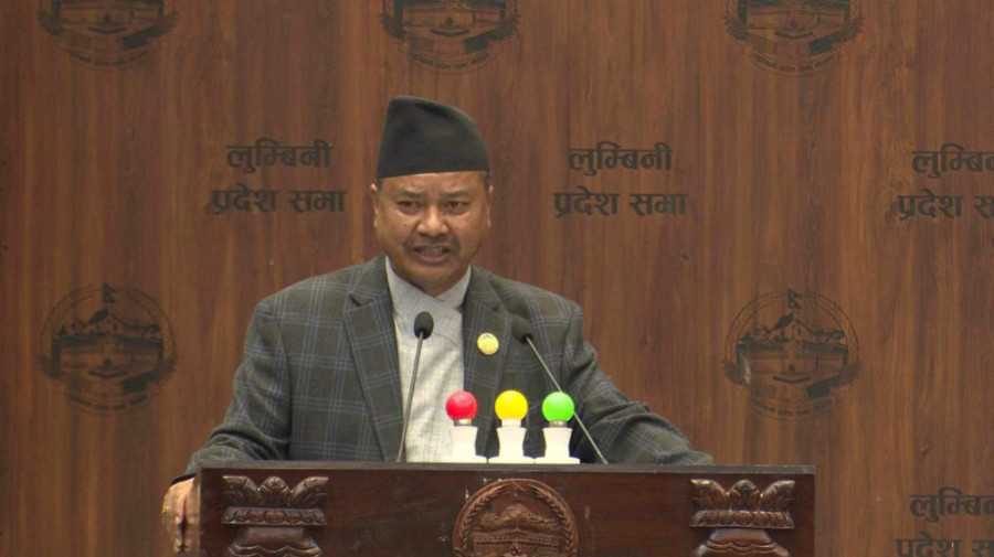 Lumbini Chief Minister Chaudhary resigns