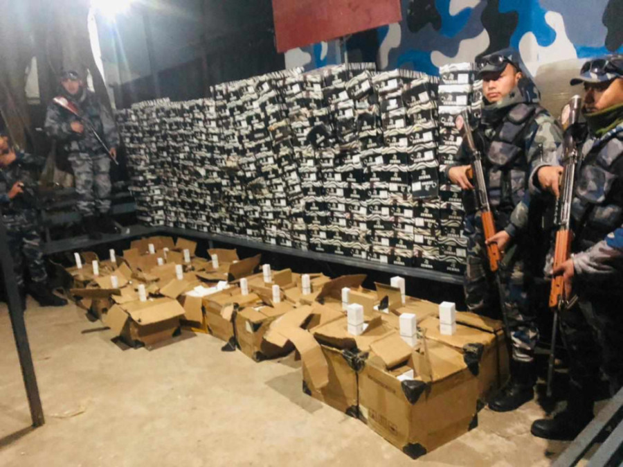 Border security seizes large quantities of illegal goods