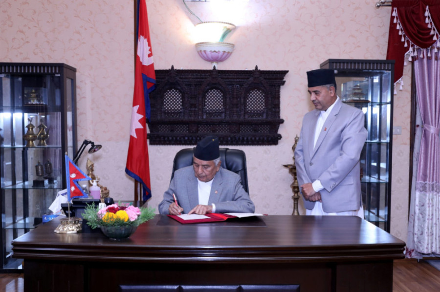 President Paudel authenticates Bill on investment facilitation