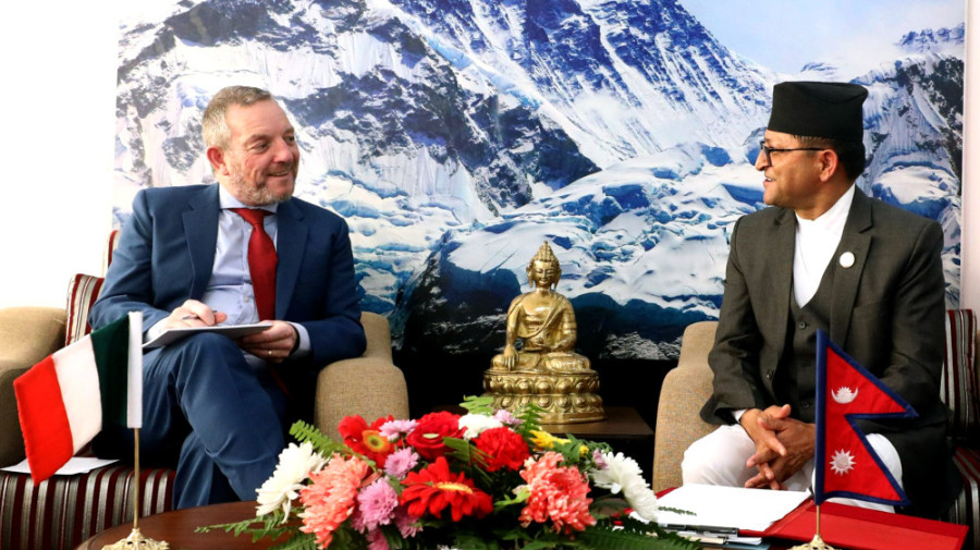 Ireland upper house chair in Kathmandu