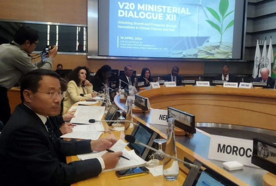 Finance Minister Pun calls for urgent global action on climate change