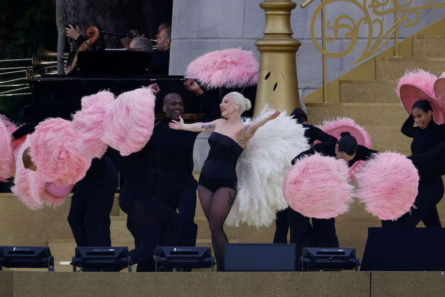 Flotilla on Seine, rain and Celine Dion mark start of Paris Olympics