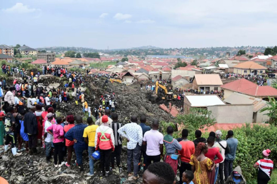 Landslide kills eight in Ugandan capital
