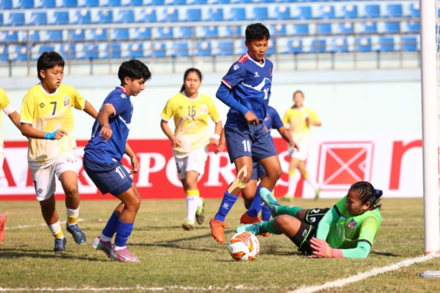 Nepal and Bhutan Draw in Women’s U-19 friendly on Sunday