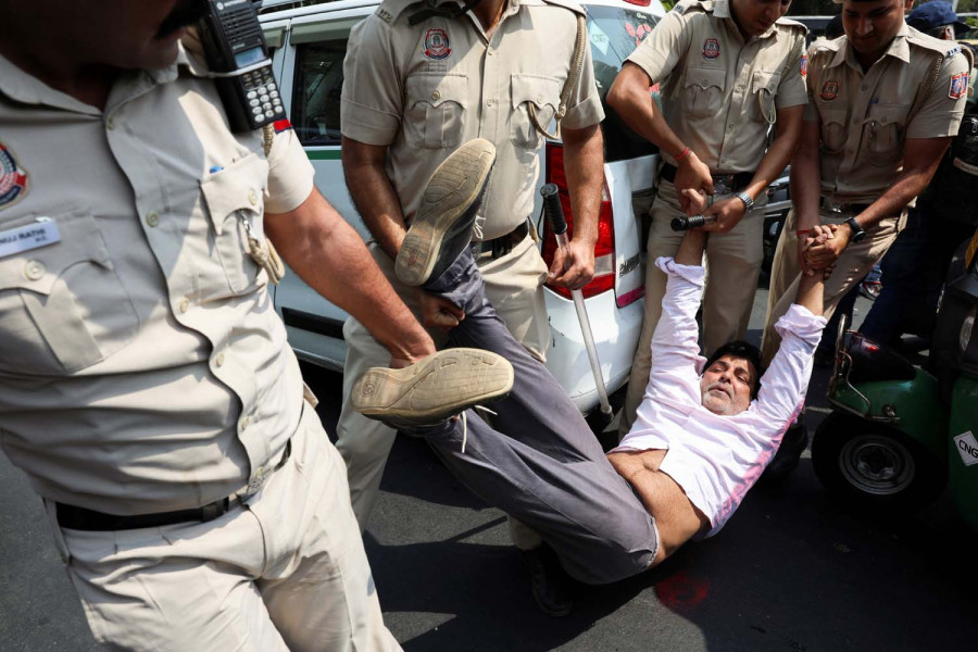 India opposition members detained after arrest of Delhi leader Kejriwal