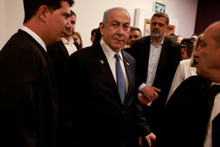 Netanyahu assails media as he testifies for first time in his corruption trial