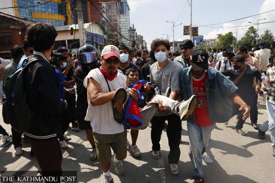 Health ministry building gutted, officials operate from tiny Bir Hospital room