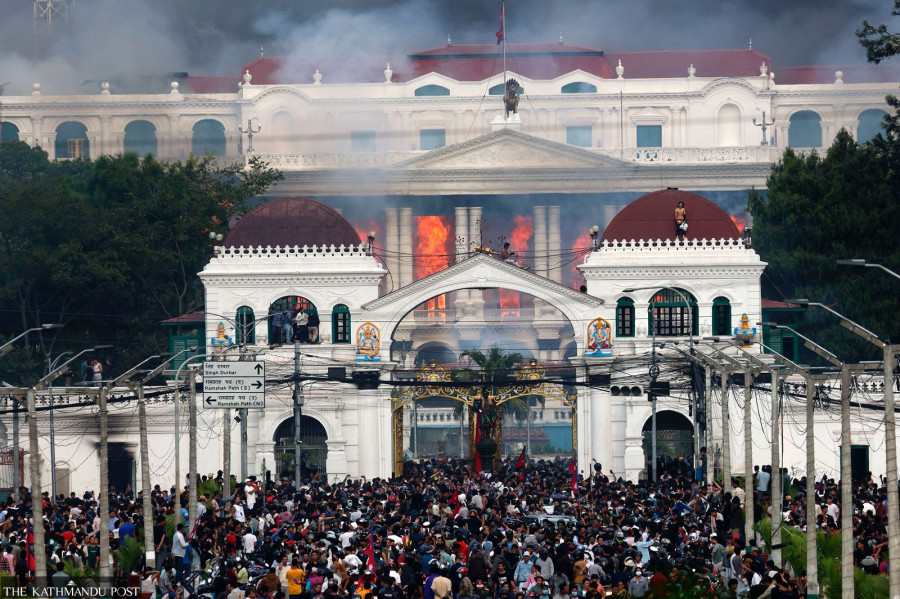 Historical buildings and vital national records destroyed