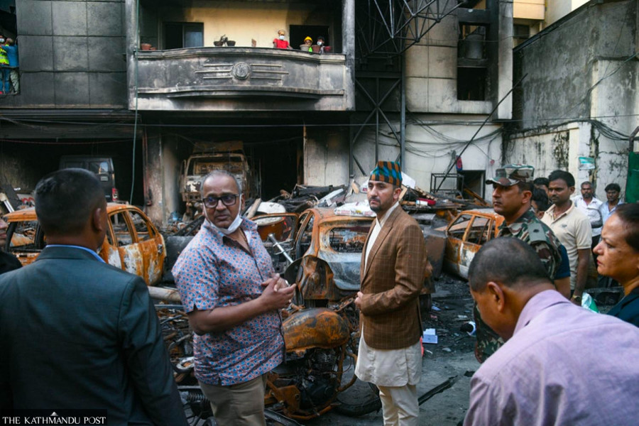 Minister Kharel condemns attack on Kantipur offices as assault on press freedom