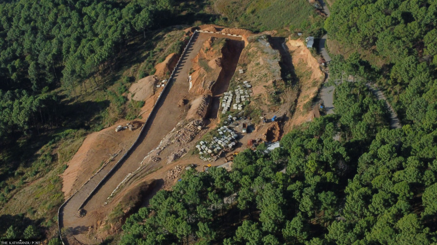 Tansen’s new bus park lags at 57 percent progress, deadline looms