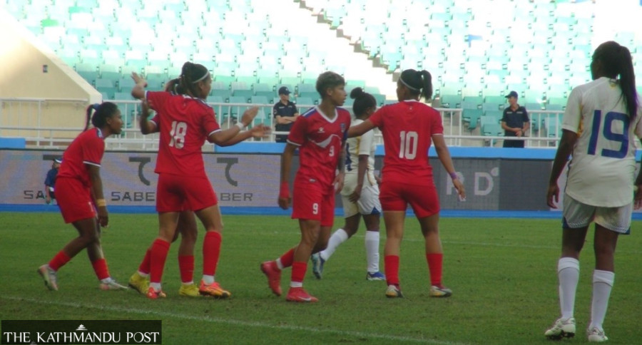 Samba’s hat-trick leads Nepal to emphatic 8–0 win over Sri Lanka