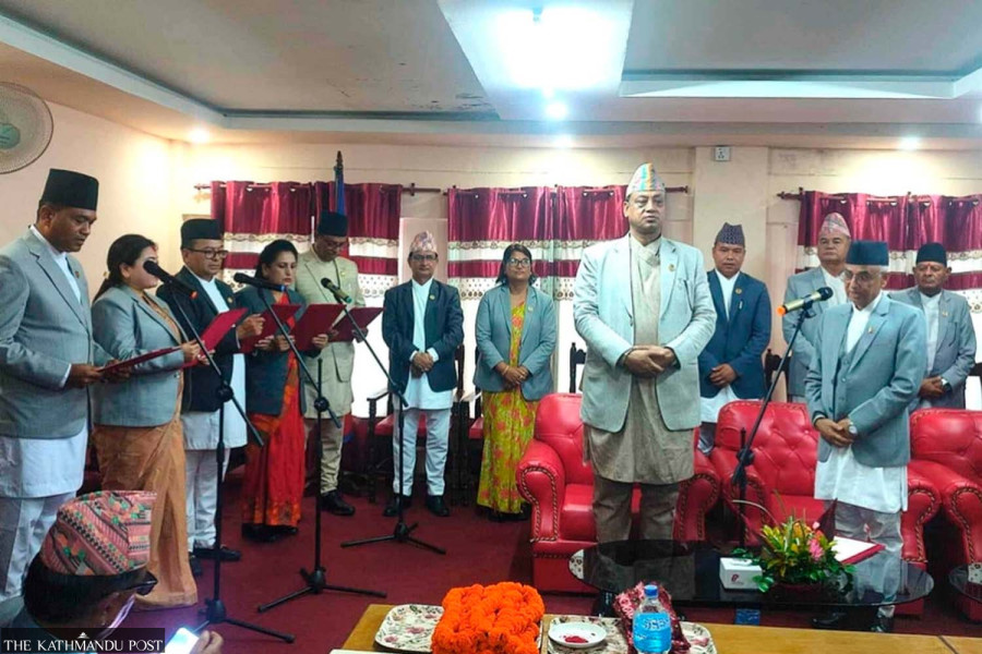 Five new Bagmati ministers sworn-in