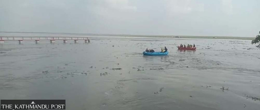 One diver still missing in Koshi River after disaster drill accident