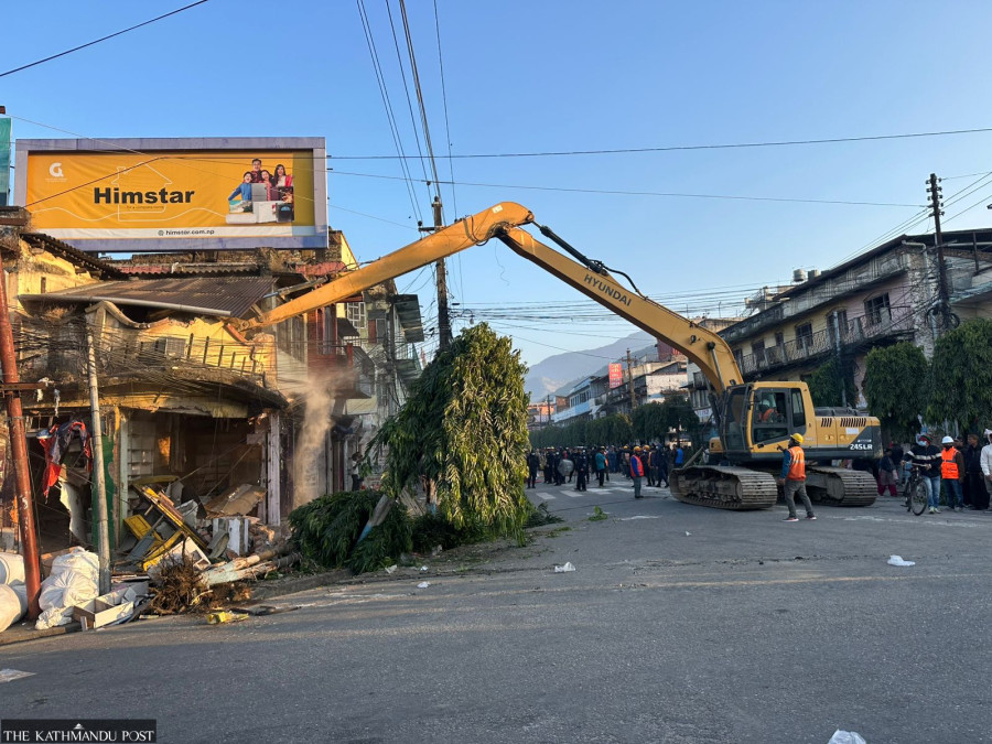 Longstanding road encroachment issue in Hetauda resolved