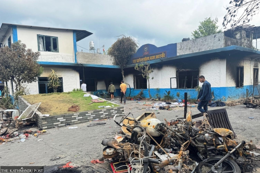 31 police offices damaged in Gandaki Province during Gen Z protests