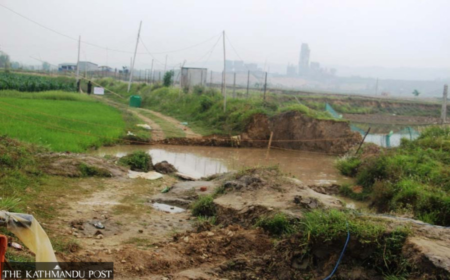 Geologists investigate sinkhole that swallowed vehicle in Hetauda