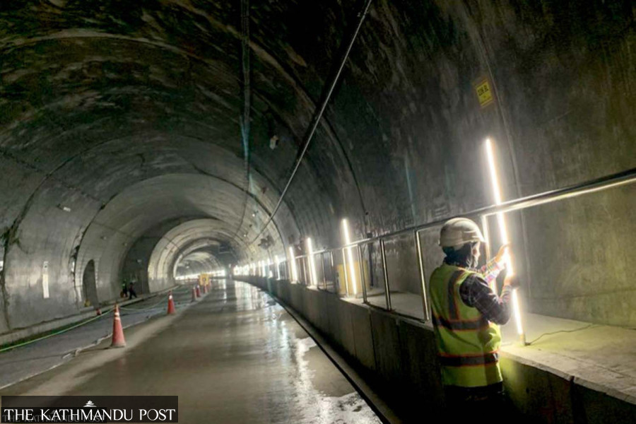 Nagdhunga tunnelway work resumes under police guard after 28-day halt
