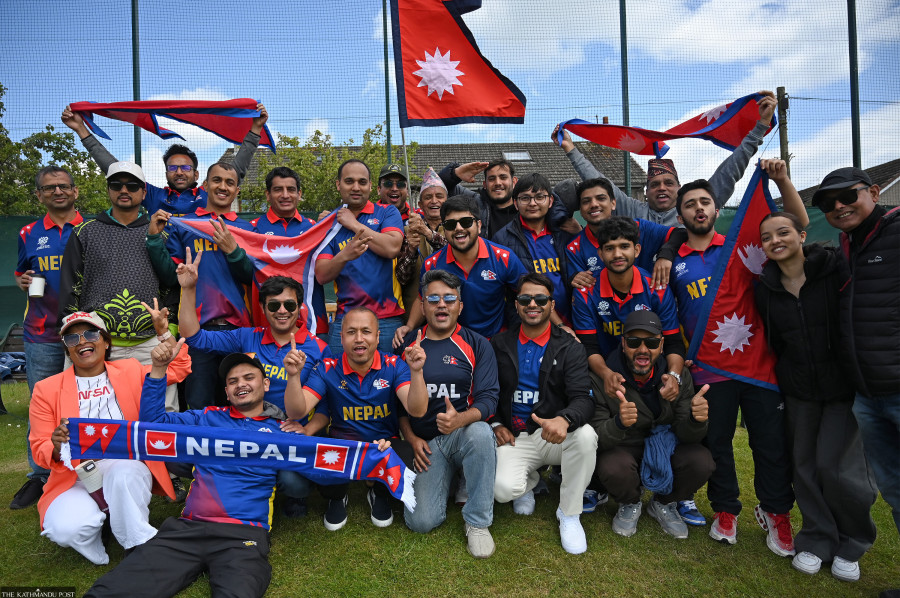 Nepal’s 12th man: Diaspora fans power the Rhinos in Scotland