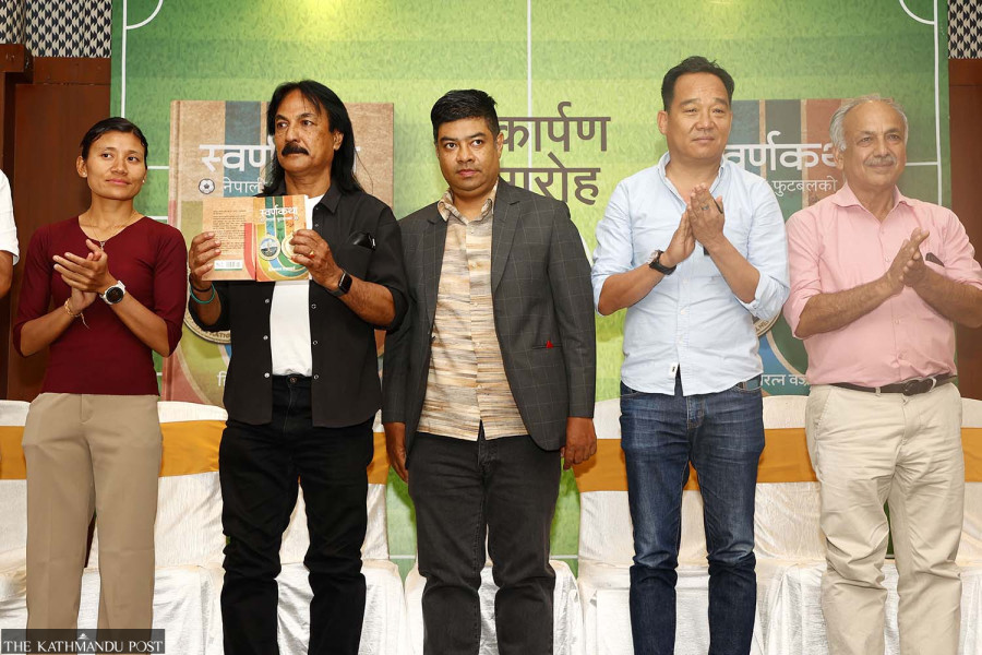 Himesh’s ‘Swarnakatha: Nepali Footballko’ released