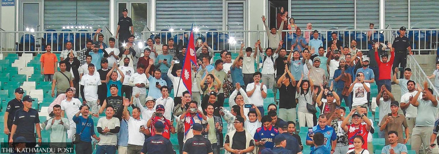 Flags, cheers, and unbreakable faith: Nepali fans who surprised Tashkent