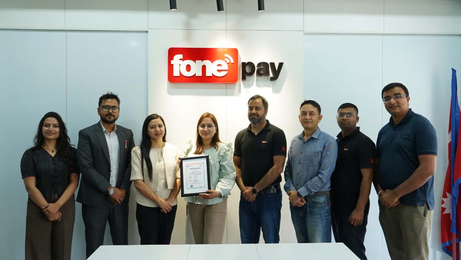 Fonepay becomes first PSO to be PCI DSS certified
