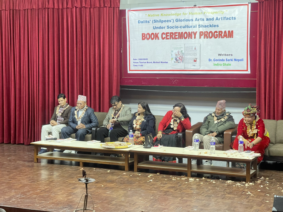 Book on Dalit artistry unveiled in Kathmandu