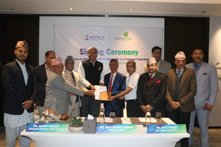 Annapurna Cable Car, Lemon Tree Hotels sign MoU to operate Bandipur Hotel