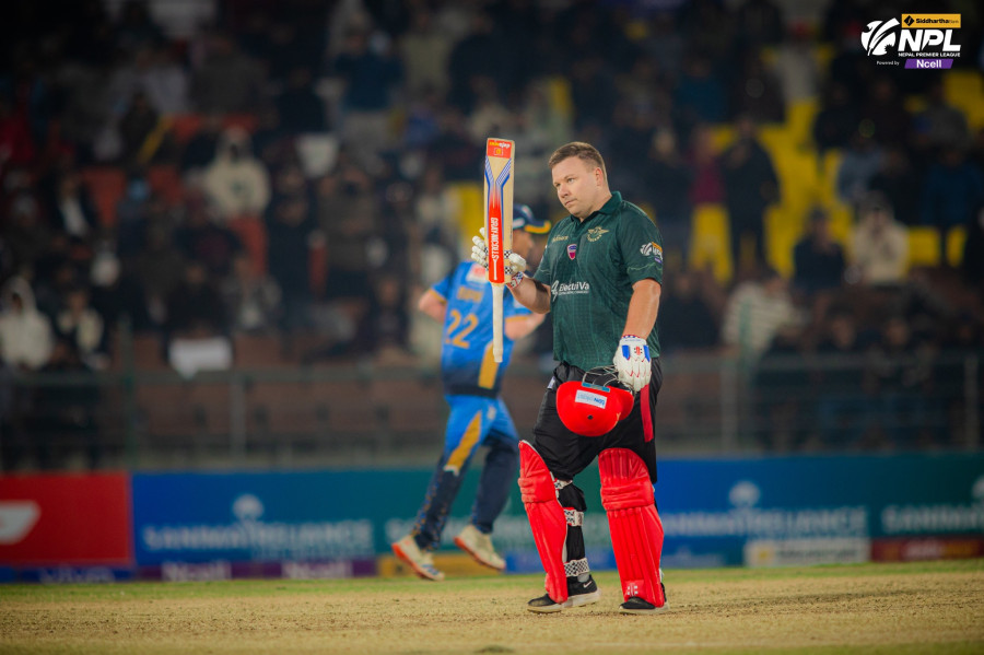 Pokhara set 202-run target for Karnali on Rossington’s blistering century