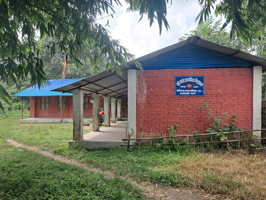 A primary school across the Mechi river closes every monsoon