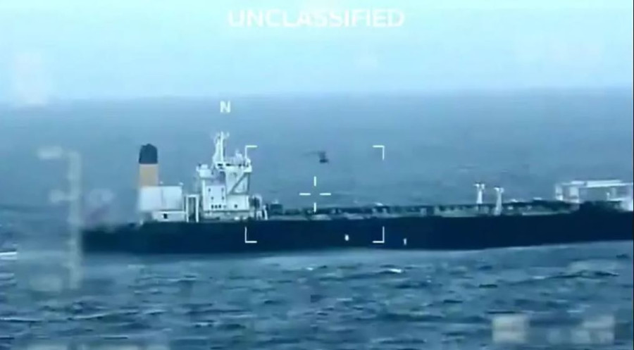 US intercepts oil tanker off Venezuelan coast, officials say