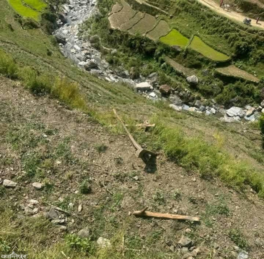 Farmer and oxen die after falling 500 meters from field in Bajhang