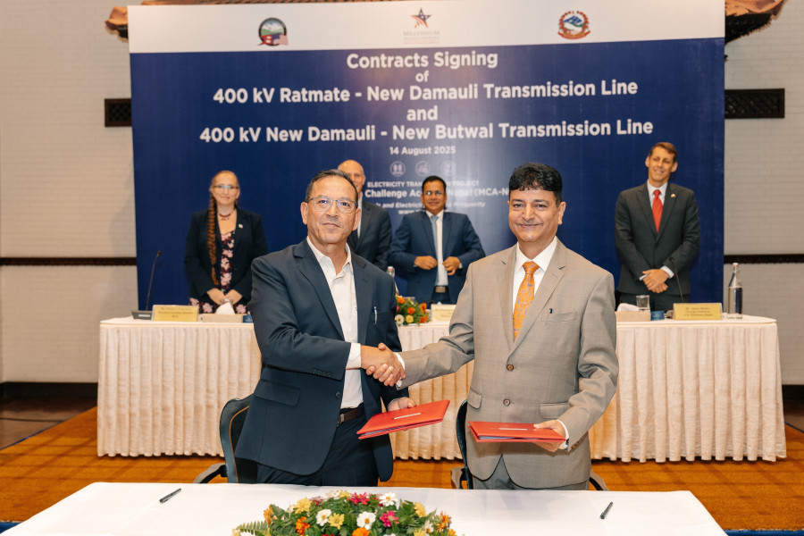 MCA-Nepal signs $154.5 million contracts for electricity transmission project