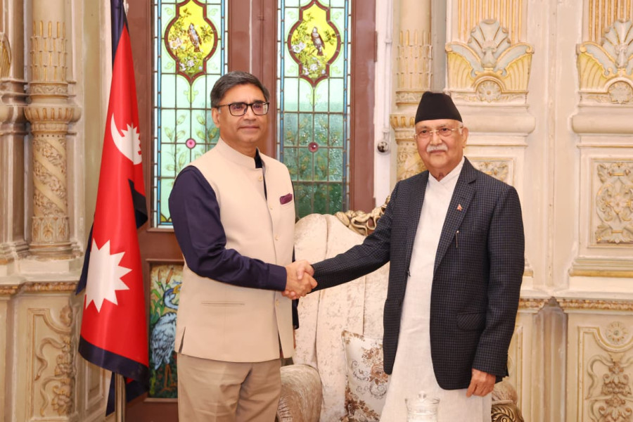 Indian foreign secretary extends Modi’s invitation to Oli