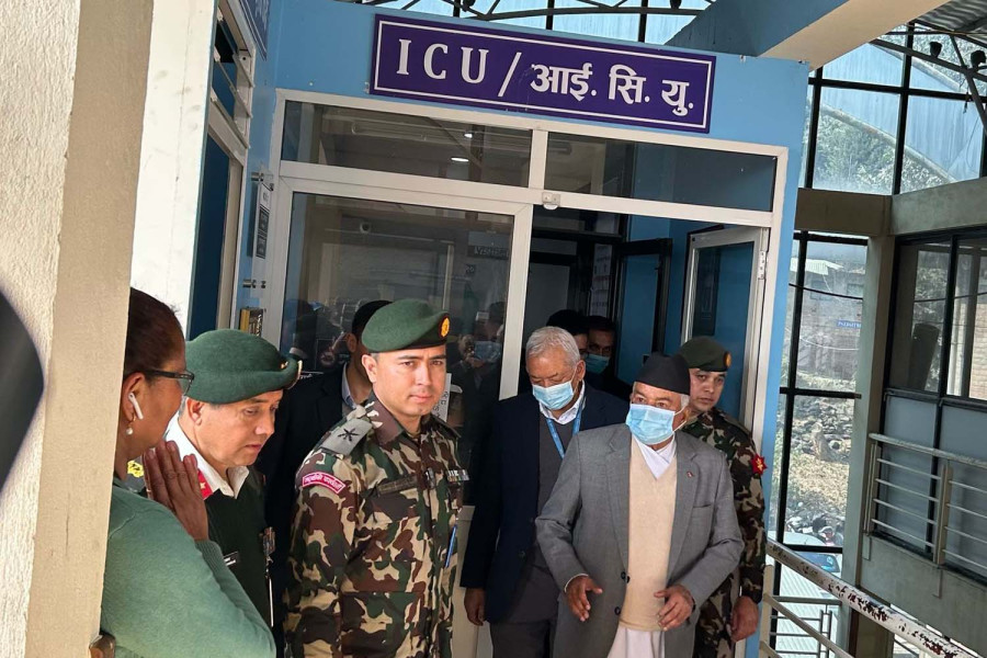 President Paudel takes stock of DPM Paudel, Mayor Acharya’s health condition