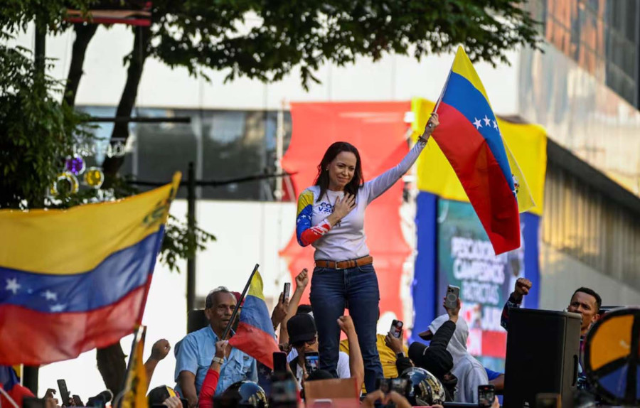 Venezuela opposition leader Machado free after brief detention, government denies involvement