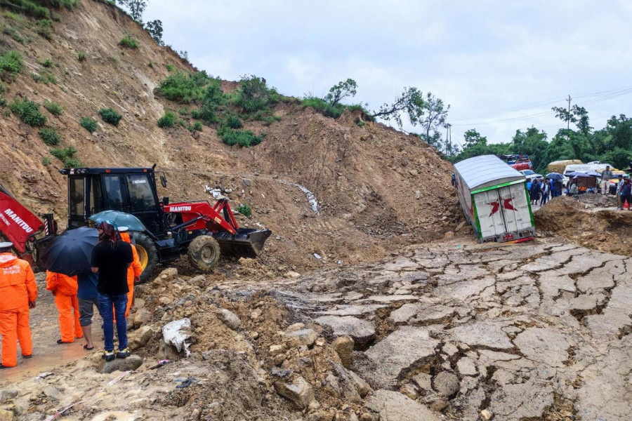 Floods, landslides block highways across Nepal