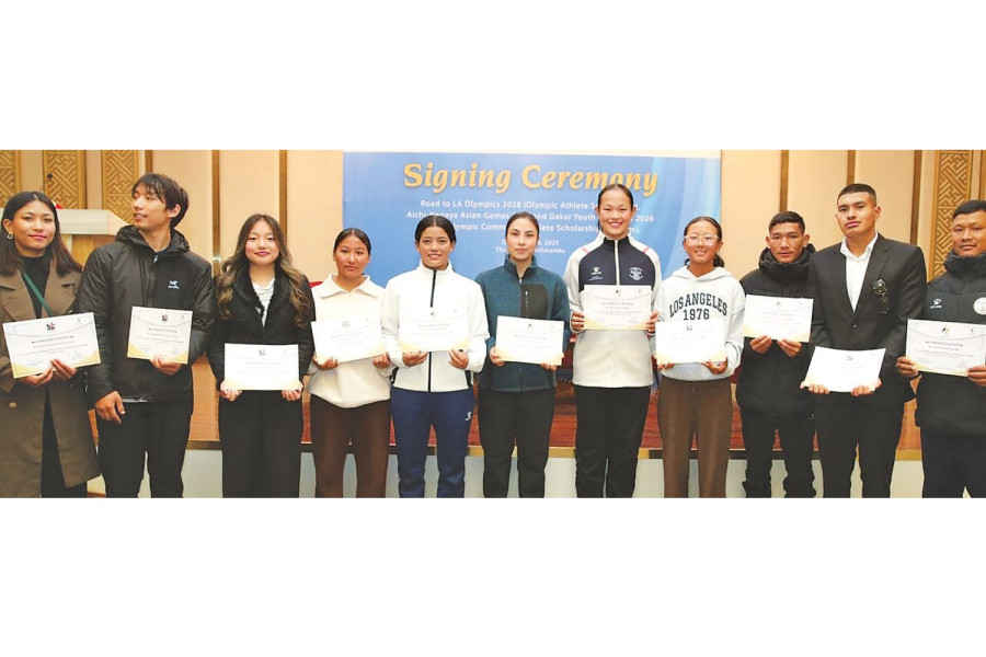 NOC announces scholarships for 14 athletes targeting LA28, 2026 Asian Games and 2026 Youth Olympics